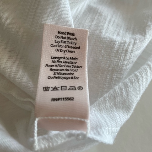 Cinq a sept embellished White Sleeveless Top. - Picture 11 of 11